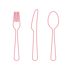 Objects Flatware Sets Ikea Dragon Flatware Set Line Art Illustration Svg, Free Vectors File